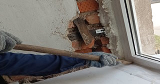 Демонтаж оконных откосов по выгодной цене от 519 руб. в Новодвинске - Сварной-Нвд