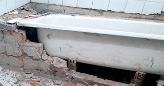 Демонтаж ванной комнаты в Новодвинске - стоимость работ от 830 руб. | Сварной-Нвд